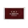 IMPRINTED Burgundy Premium Microfiber Cloth-In-Case (100 per box / Minimum order - 5 boxes) 